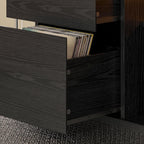 LIKIMIO Wooden Charging Station Nightstand