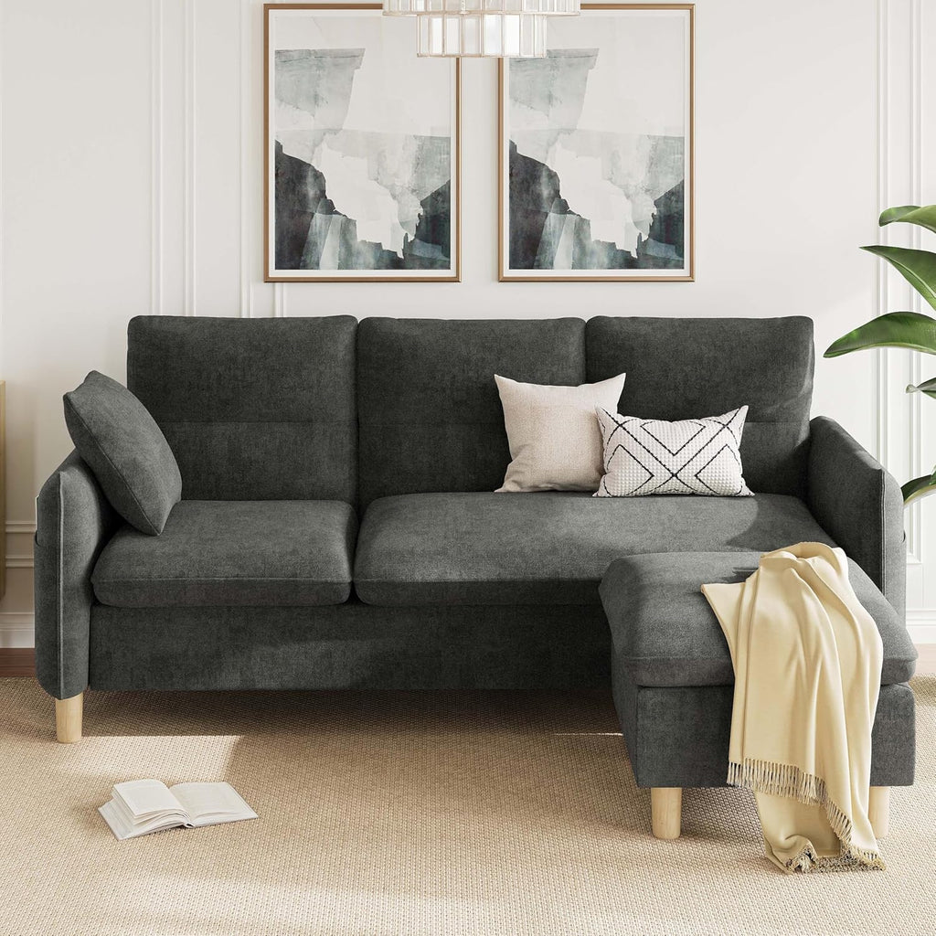 LIKIMIO 80" L-Shaped Sofa