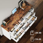 LIKIMIO Wooden 6-Drawers Dresser (59” )