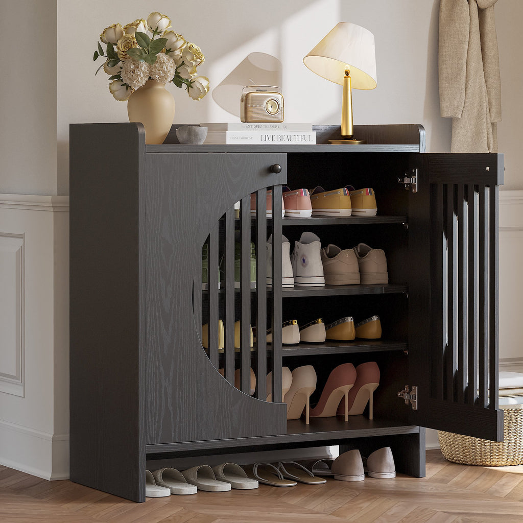 LIKIMIO Independent 4-Tier Adjustable Shoe Rack Storage Rack