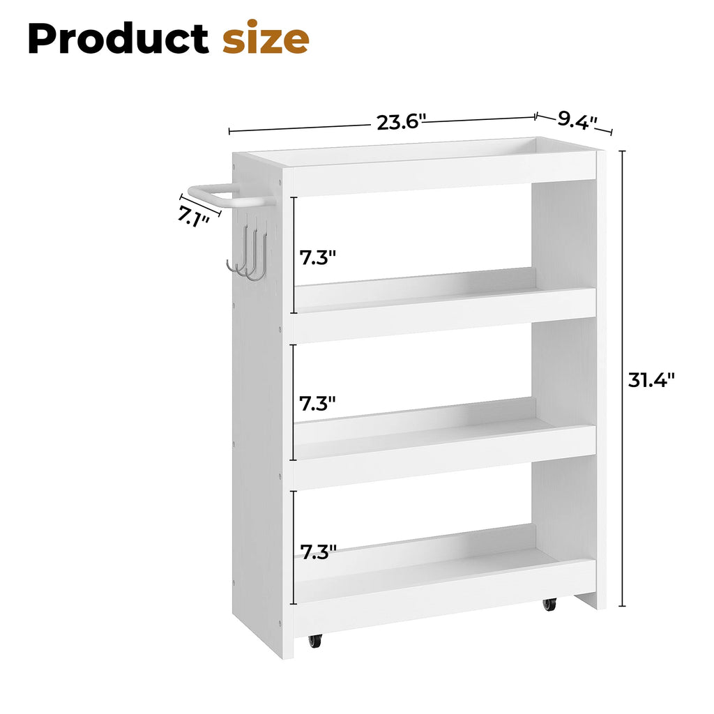 LIKIMIO Four-Layer Slim Rolling Cart