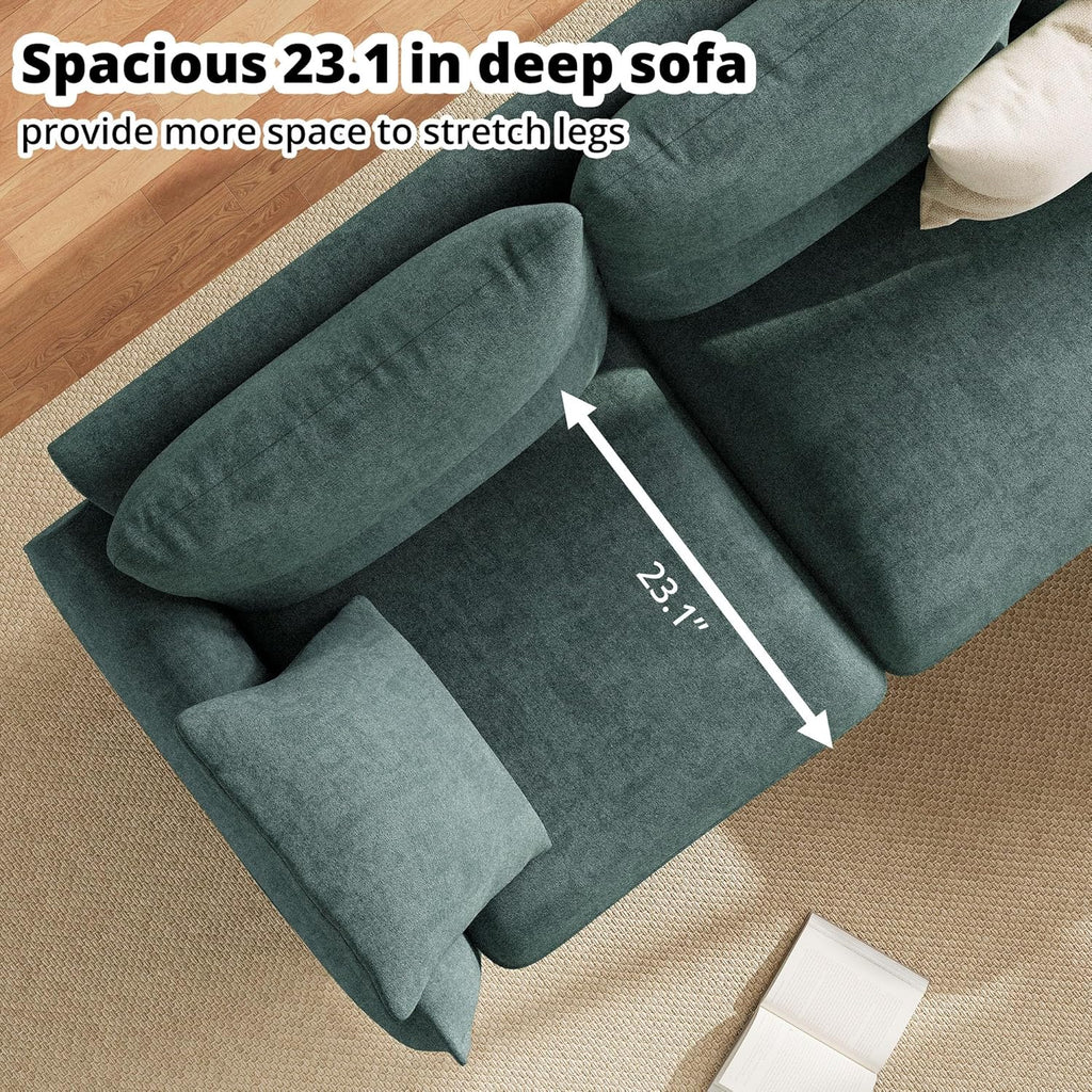 LIKIMIO 80" L-Shaped Sofa