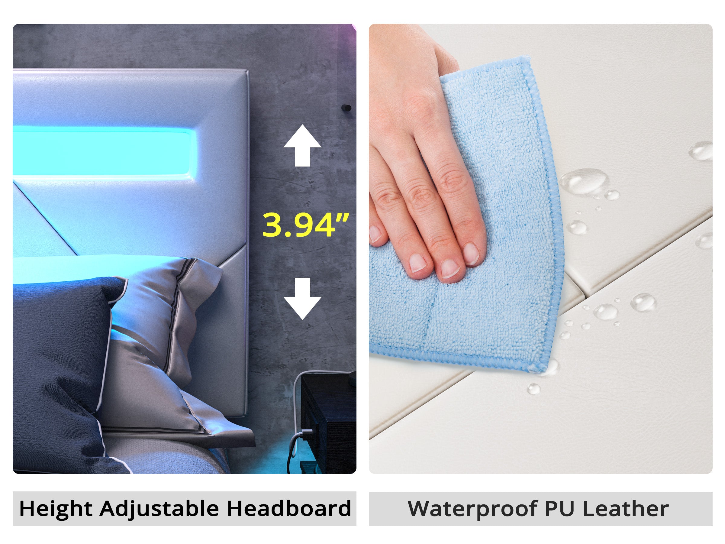 LIKIMIO LED Bed Frame (Smart APP Control)