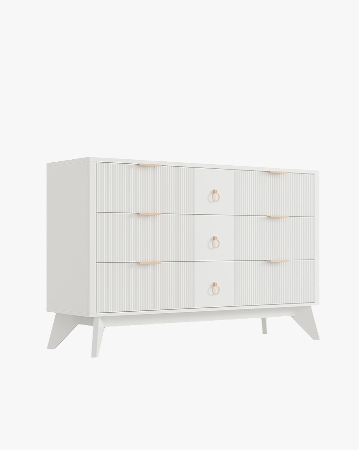 LIKIMIO Walnut 9-Drawers Dresser (55")