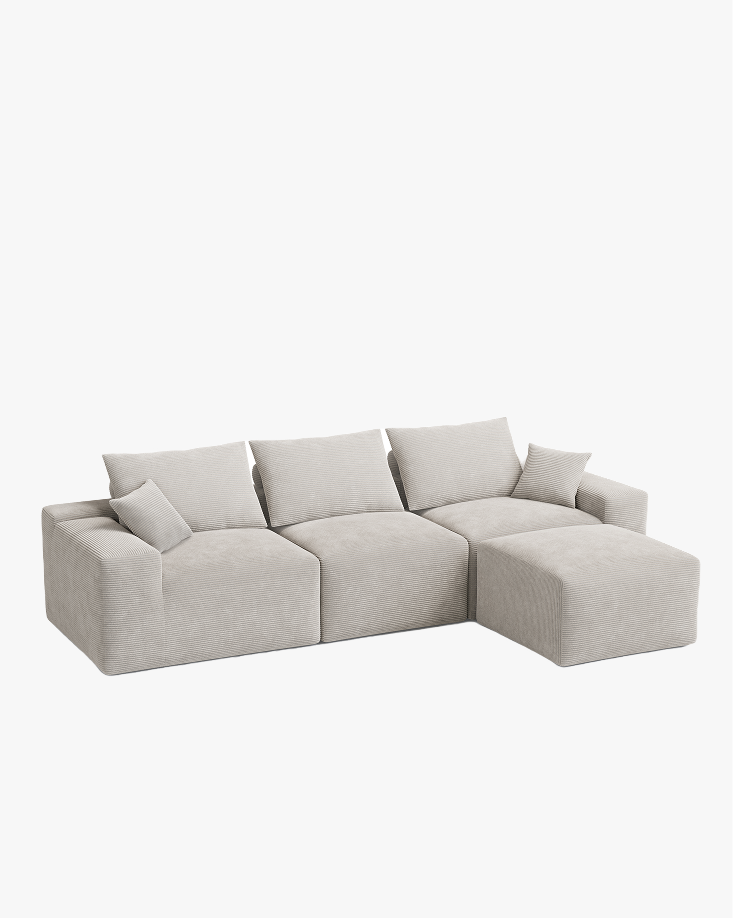 LIKIMIO 120" L-Shaped Sofa