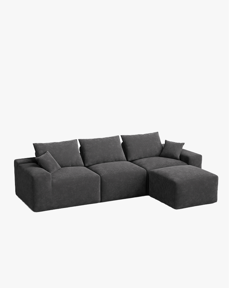 LIKIMIO 120" L-Shaped Sofa