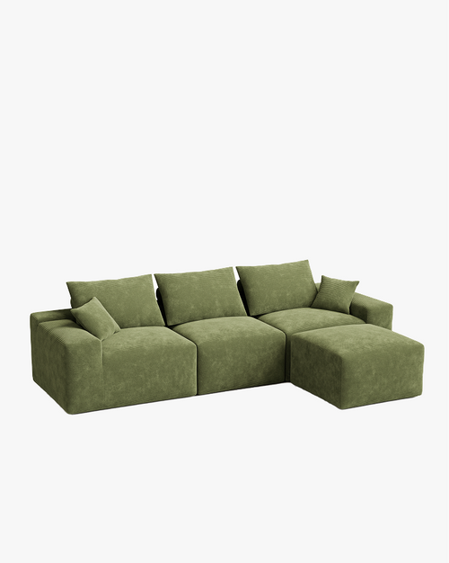 LIKIMIO 120" L-Shaped Sofa