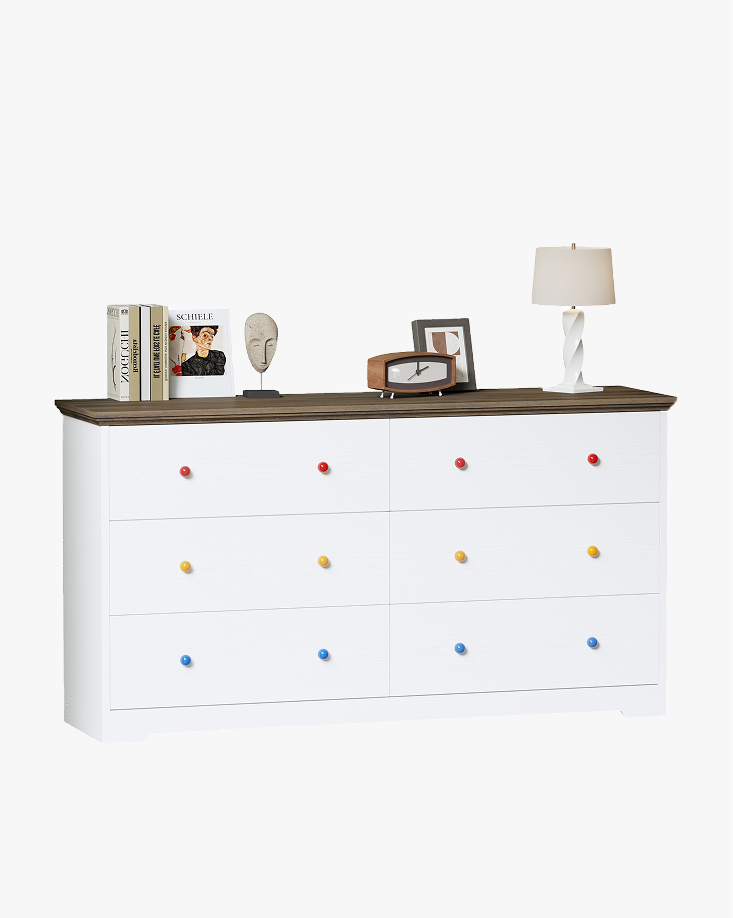 LIKIMIO Wide Wood Chest Dresser (59" )
