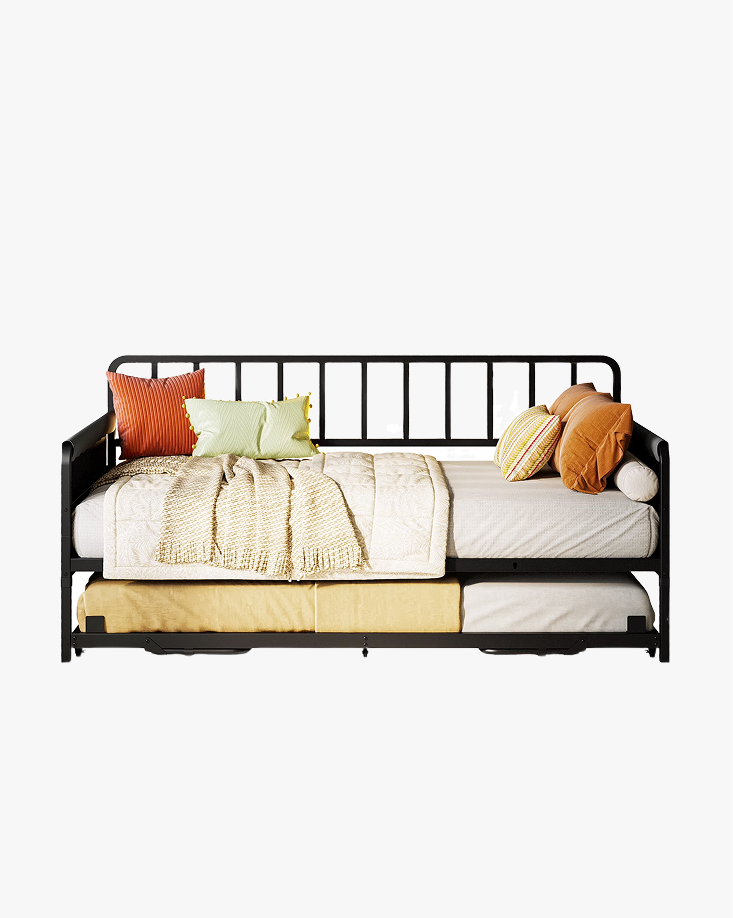 LIKIMIO Industrial Retro Style Multifunctional Sofa Bed