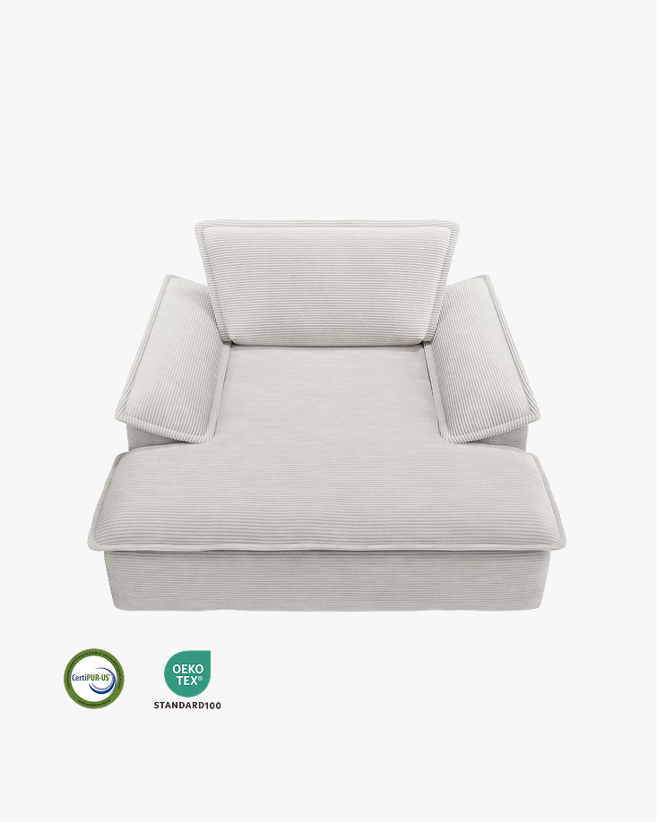 LIKIMIO 59" Lounge Sofa