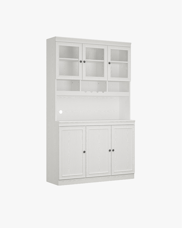 LIKIMIO Modern Glass Door Sideboard（74.8”）