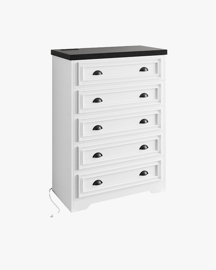 LIKIMIO Wooden 5-Drawer Dresser（43“）