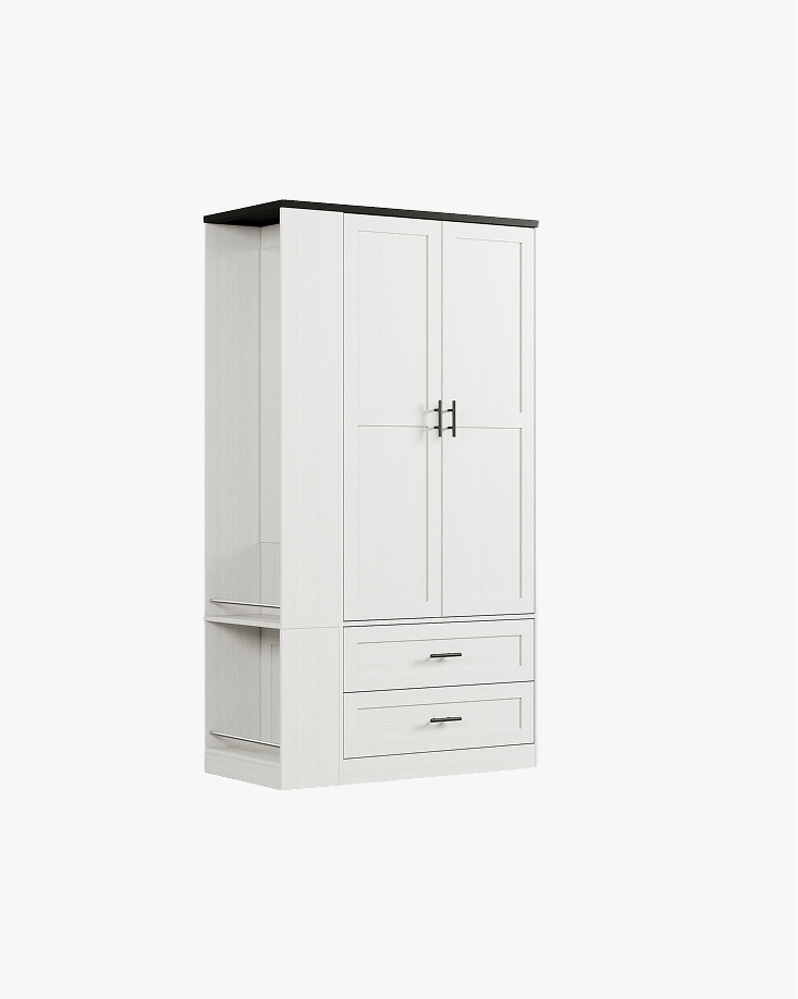 LIKIMIO Hidden Dressing Mirrorr Wardrobe（70“）