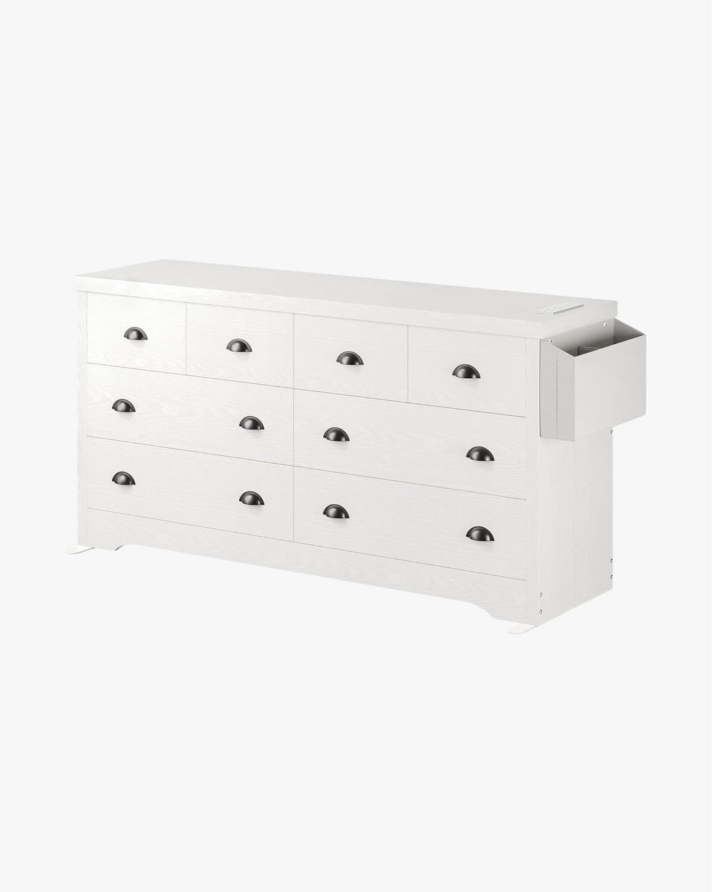 LIKIMIO Wooden 8-Drawers Dresser (59")