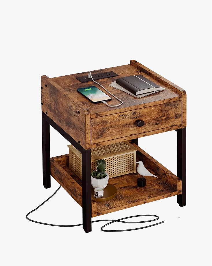 LIKIMIO Retro Charging Nightstand