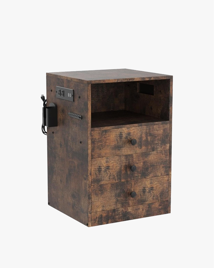LIKIMIO Retro LED Nightstand