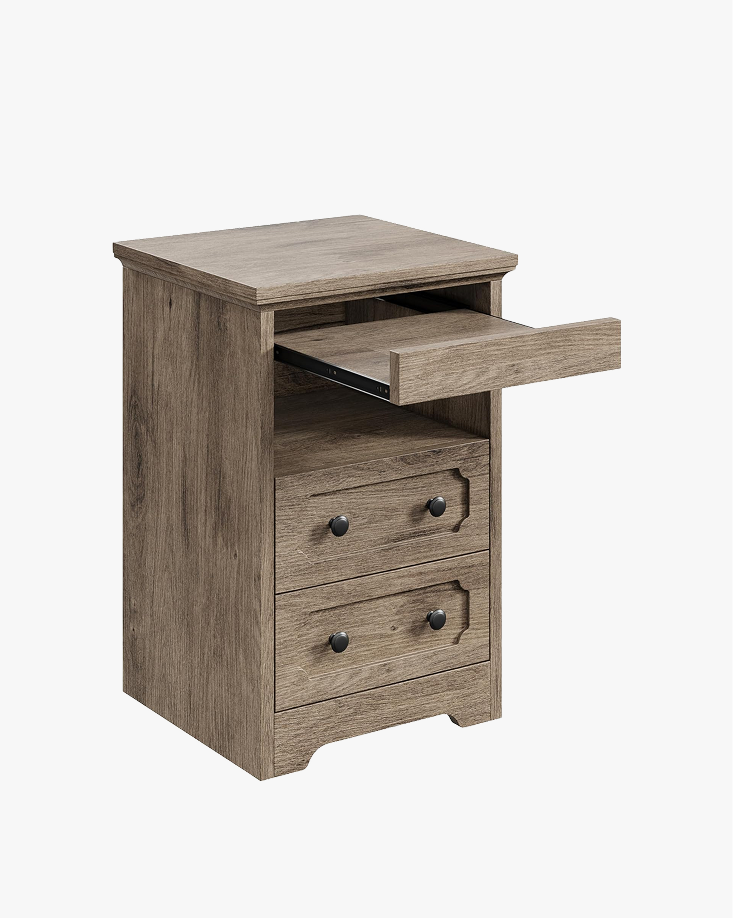 LIKIMIO Wooden End Table