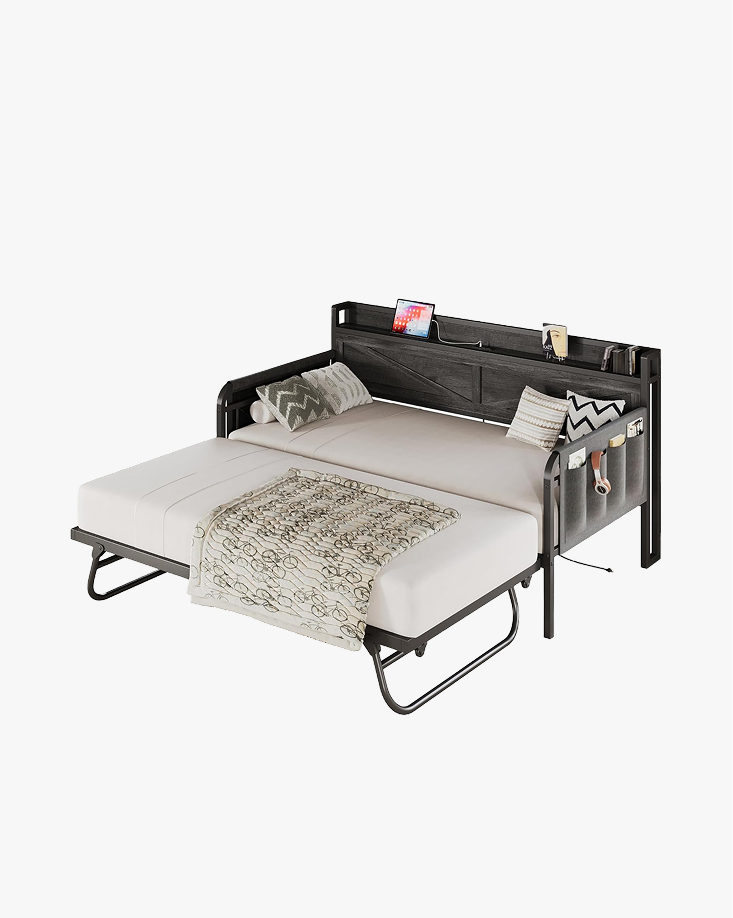 LIKIMIO Trundle Sofa Bed Frame