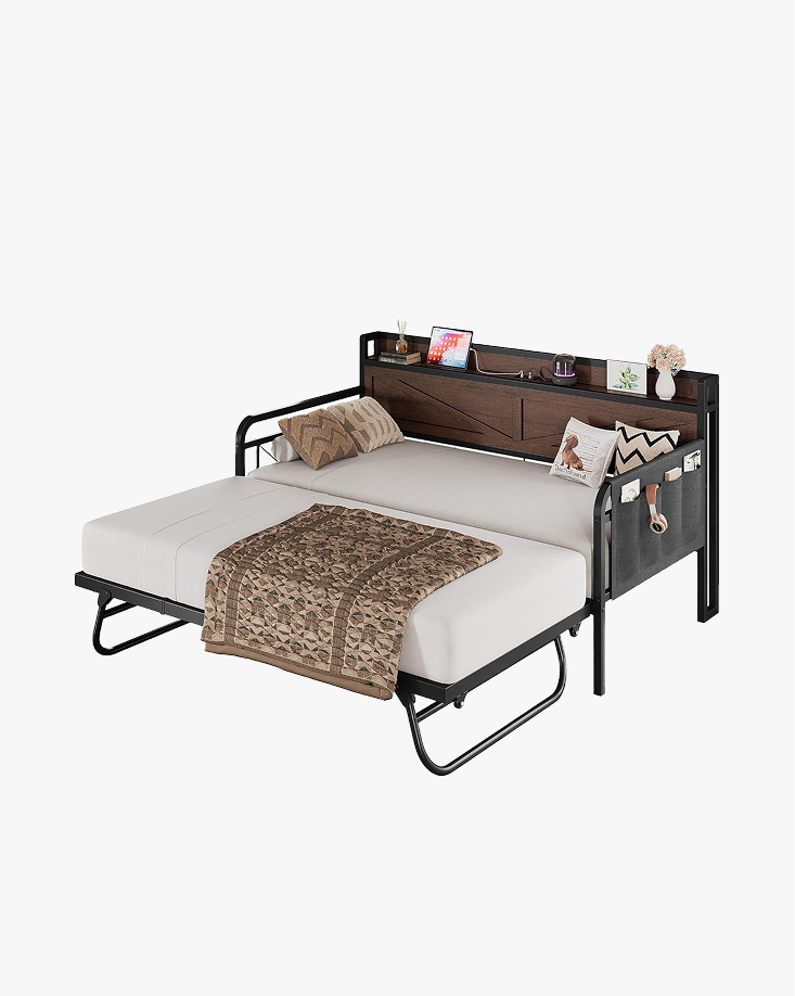 LIKIMIO Trundle Sofa Bed Frame