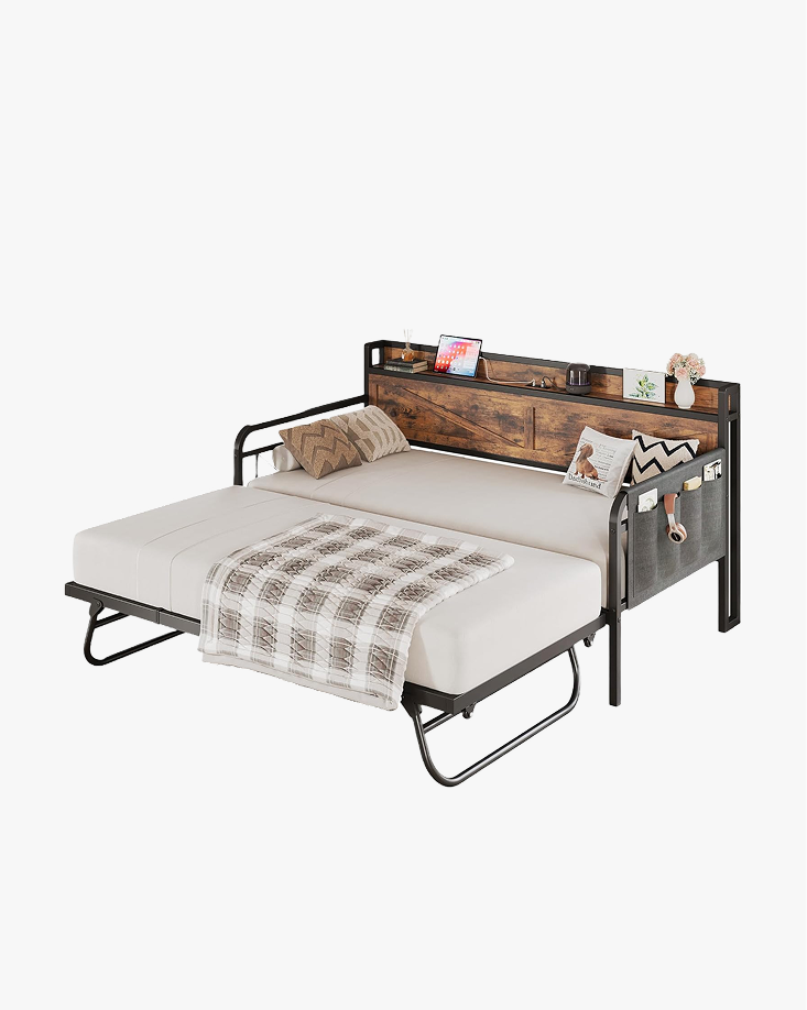 LIKIMIO Trundle Sofa Bed Frame