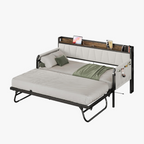 LIKIMIO Storage Trundle Sofa Bed