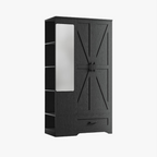LIKIMIO Armoire Freestanding Wooden Closet Set（70"）