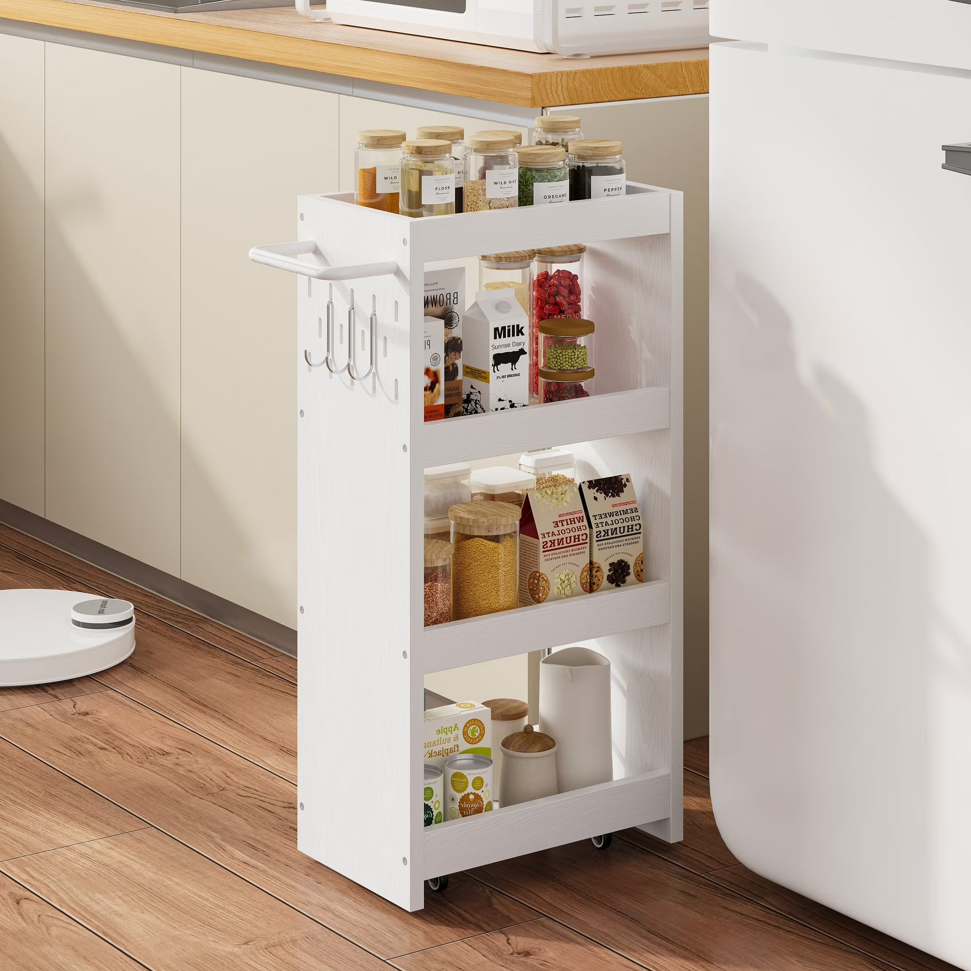 LIKIMIO Four-Layer Slim Rolling Cart