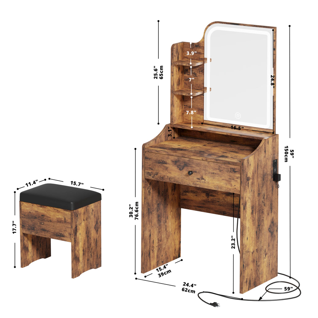 Makeup Desk with lights