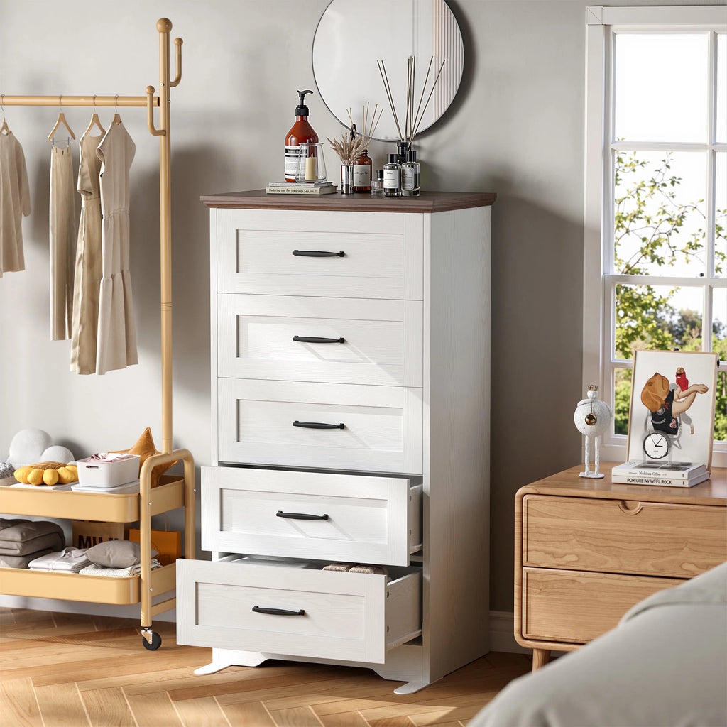 LIKIMIO Wooden 5-Drawers Dresser