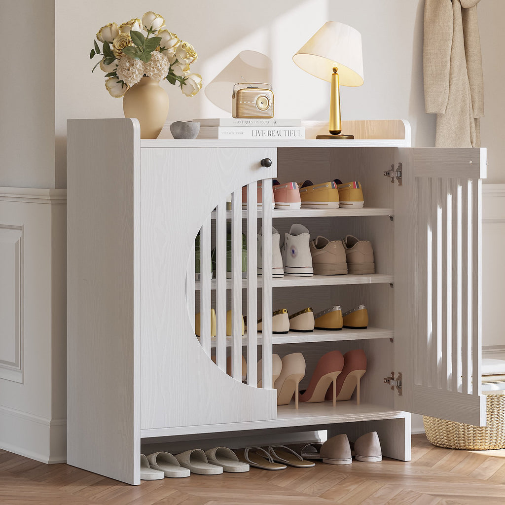 LIKIMIO Independent 4-Tier Adjustable Shoe Rack Storage Rack