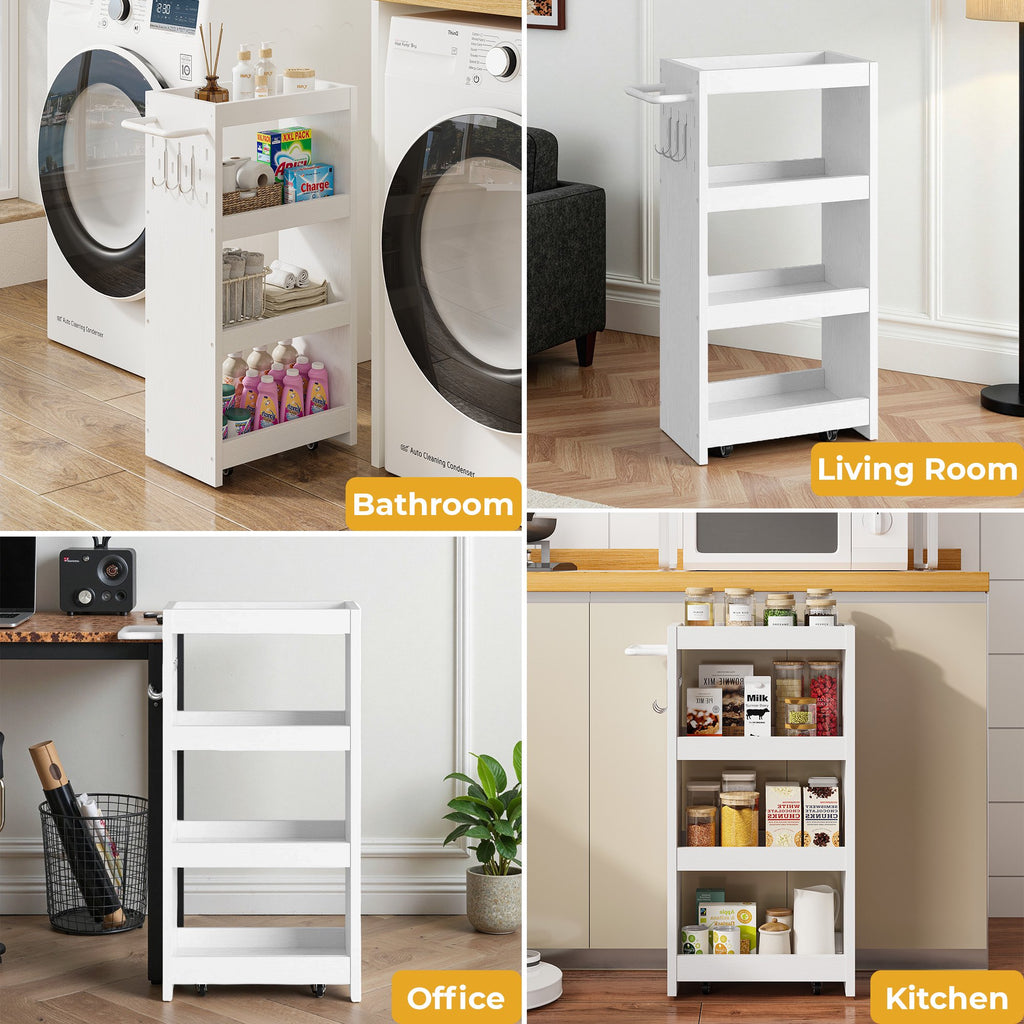 LIKIMIO Four-Layer Slim Rolling Cart