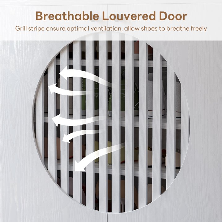 LIKIMIO Independent 4-Tier Adjustable Shoe Rack Storage Rack