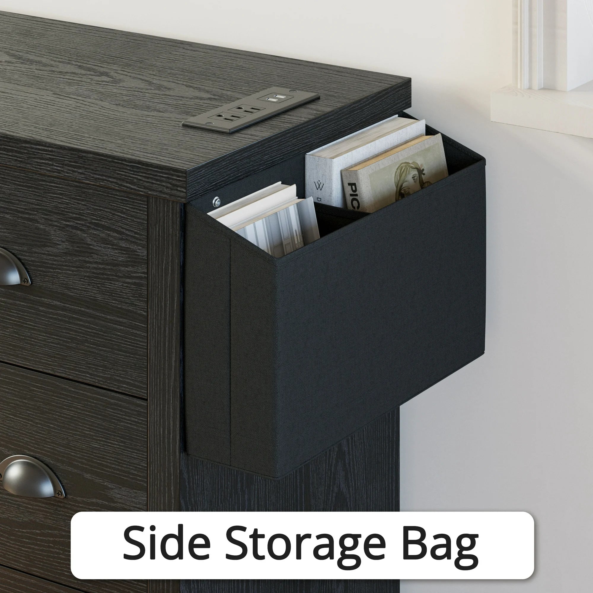 LIKIMIO Wooden 8-Drawers Dresser (59")