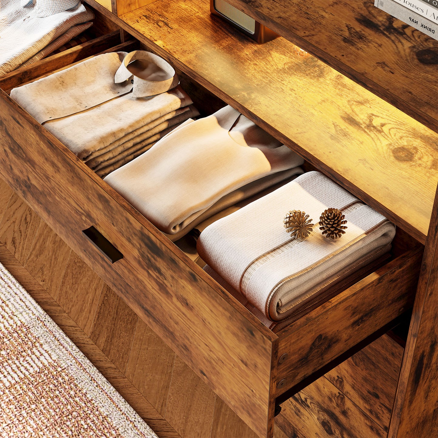 LIKIMIO Dressers & Chests of Drawers with Storage