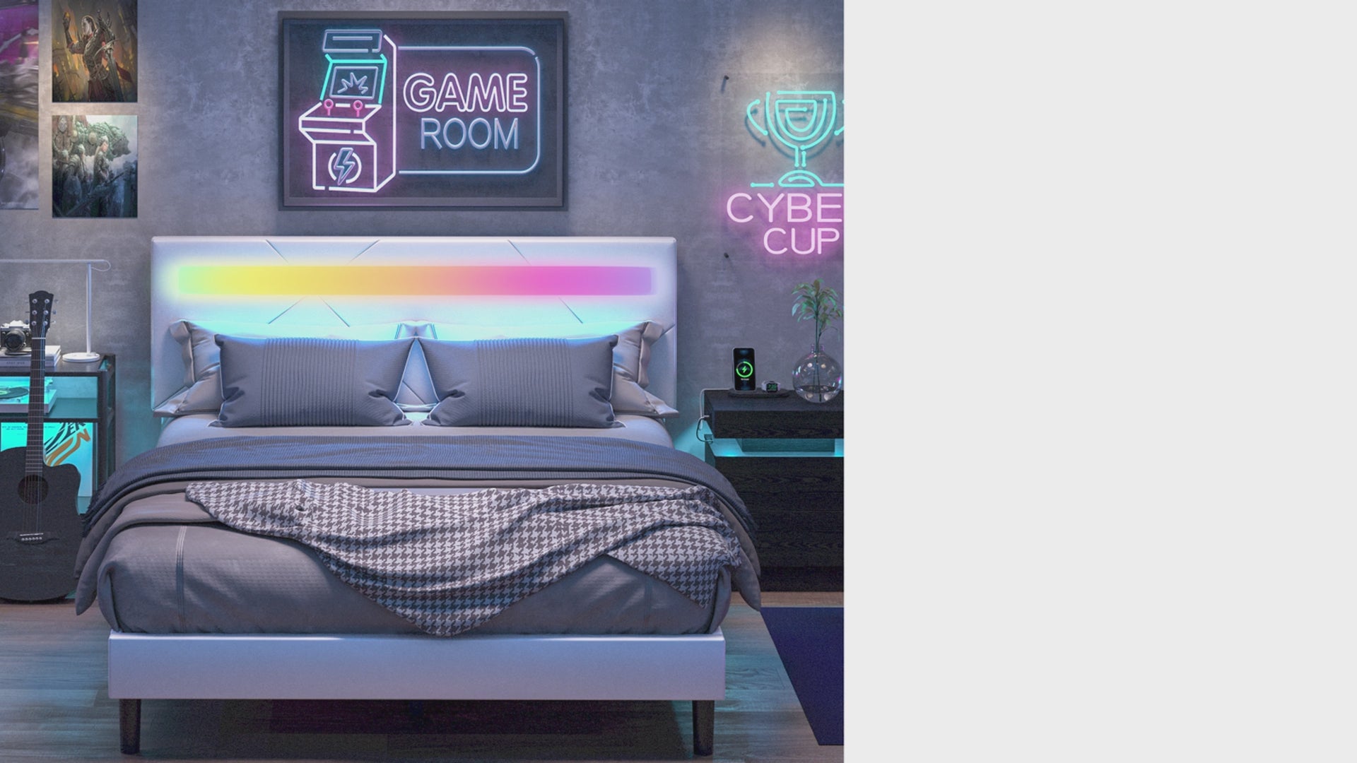 LIKIMIO LED Bed Frame (Smart APP Control)