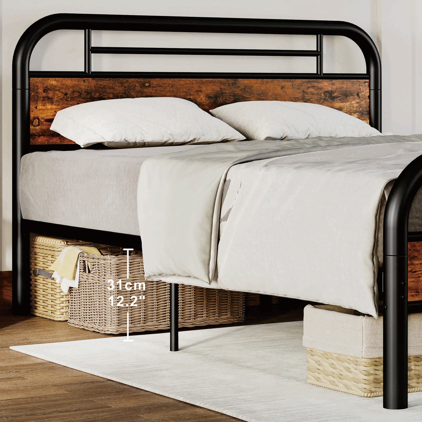 Strong Support Noise-Free Bed Frame